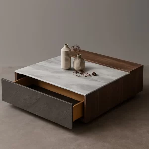 DONTA WOOD COFFEE TABLE- preorder 60 days