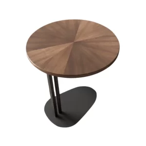 OLSON WOOD TOP SIDE TABLE - preorder 60 days