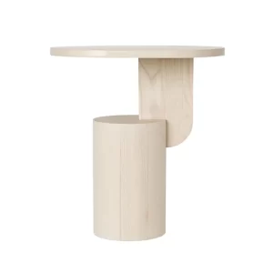FERM RUBBER WOOD SIDE TABLE