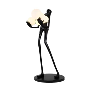 NOLLA BLACK FLOOR LAMP - preorder 60 days