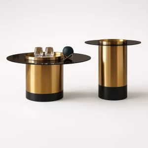 ELEGANCE GLASS COFFEE TABLE 2 PIECE