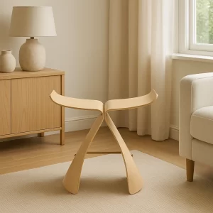 ADIE WOODEN STOOL
