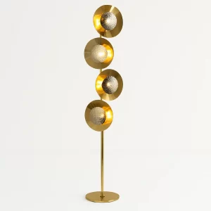 VARDO METAL GOLDEN FLOOR LAMP