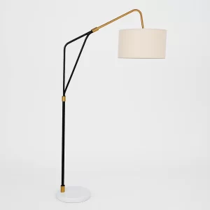 ALARA BLACK & WHITE FLOOR LAMP