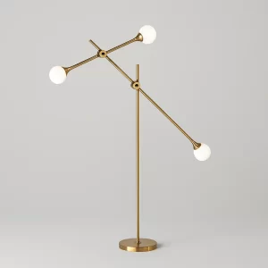 NORDIC METAL GOLD FLOOR LAMP