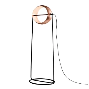 FEDELLE BLACK METAL FLOOR  LAMP